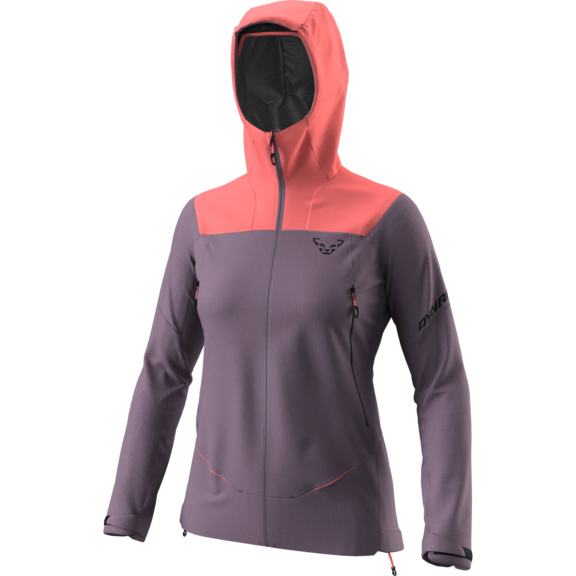 Bunda Dynafit Ridge GTX W cabana/ephemera Barva: korálová / černá, Velikost: XL