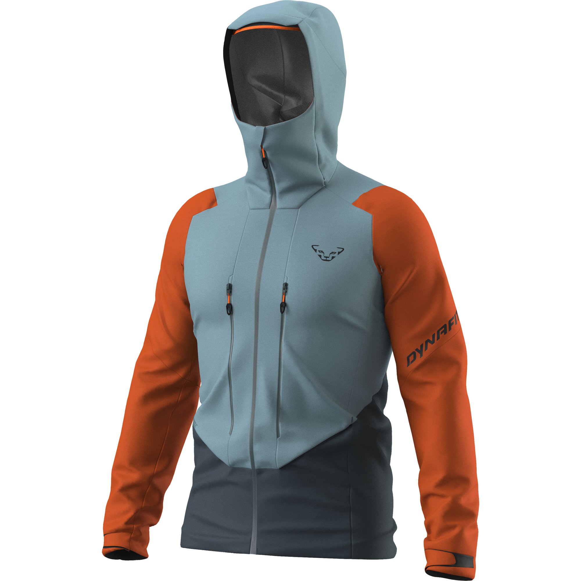 Bunda Dynafit Blacklight 3L alabama/smoke blue/cinder Barva: oranžová / černá, Velikost: XL