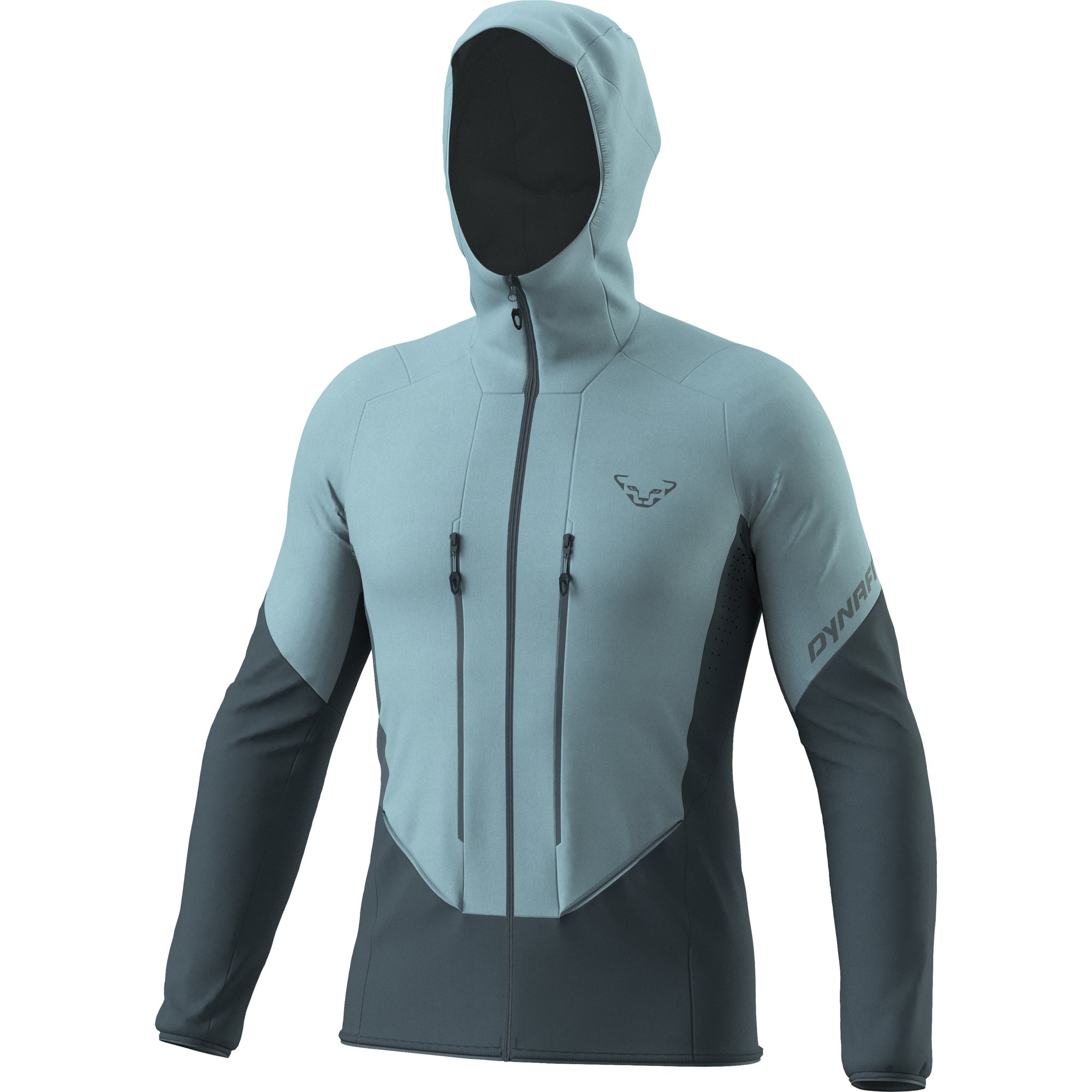 Bunda Dynafit Blacklight Softshell smoke blue/cinder Barva: modrá / černá, Velikost: S