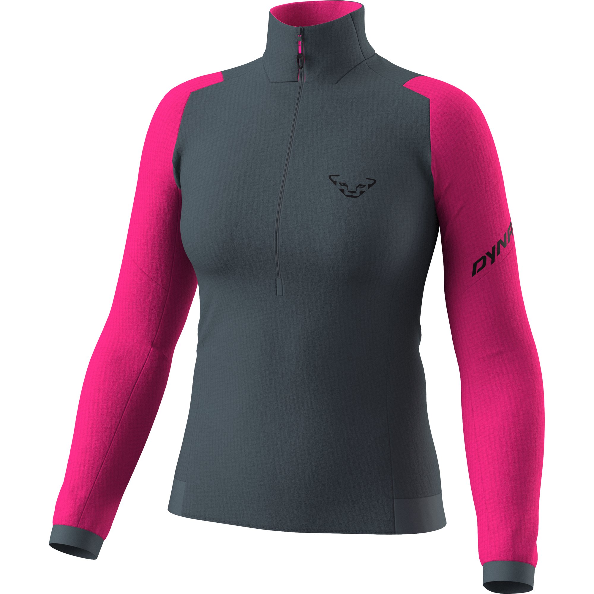 Mikina Dynafit Blacklight Thermal 1/2 Zip W flamingo/cinder Barva: růžová / černá, Velikost: XS