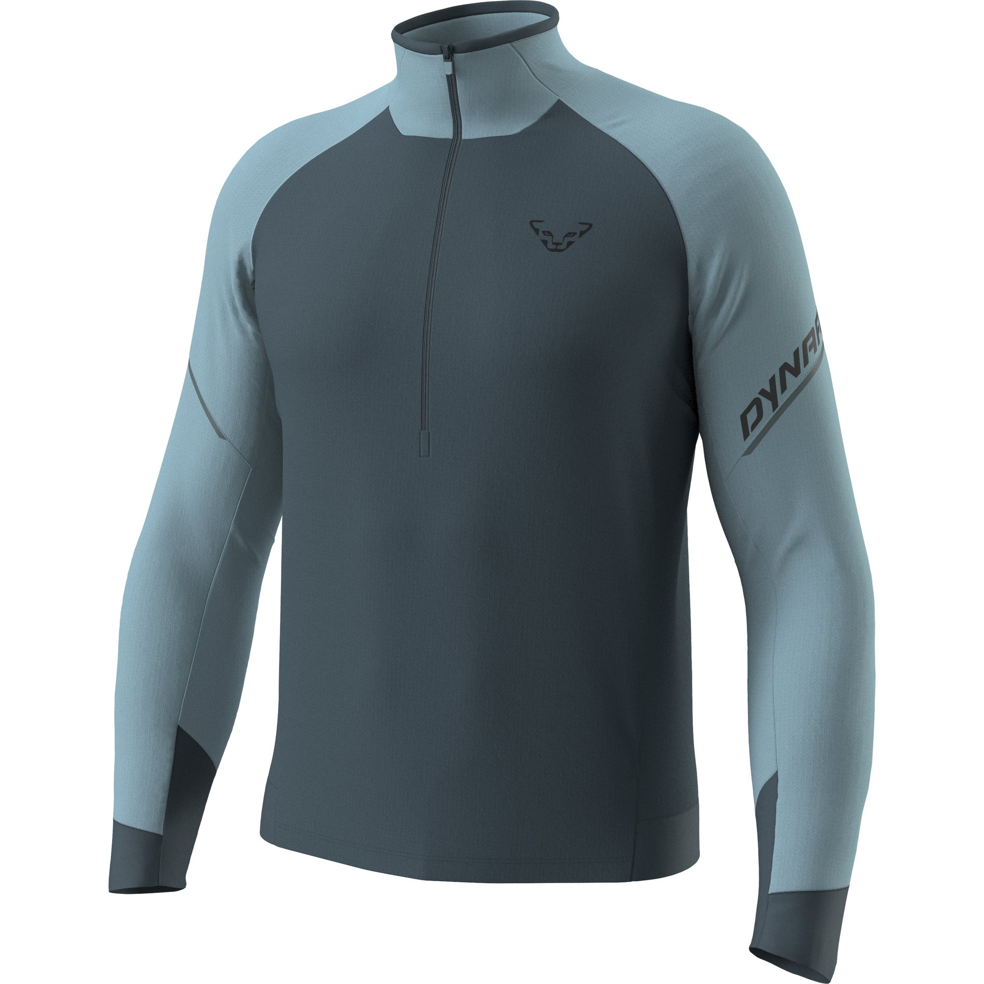 Mikina Dynafit Alpine Longsleeve 1/2 Zip smoke blue/cinder Barva: modrá / černá, Velikost: XXL