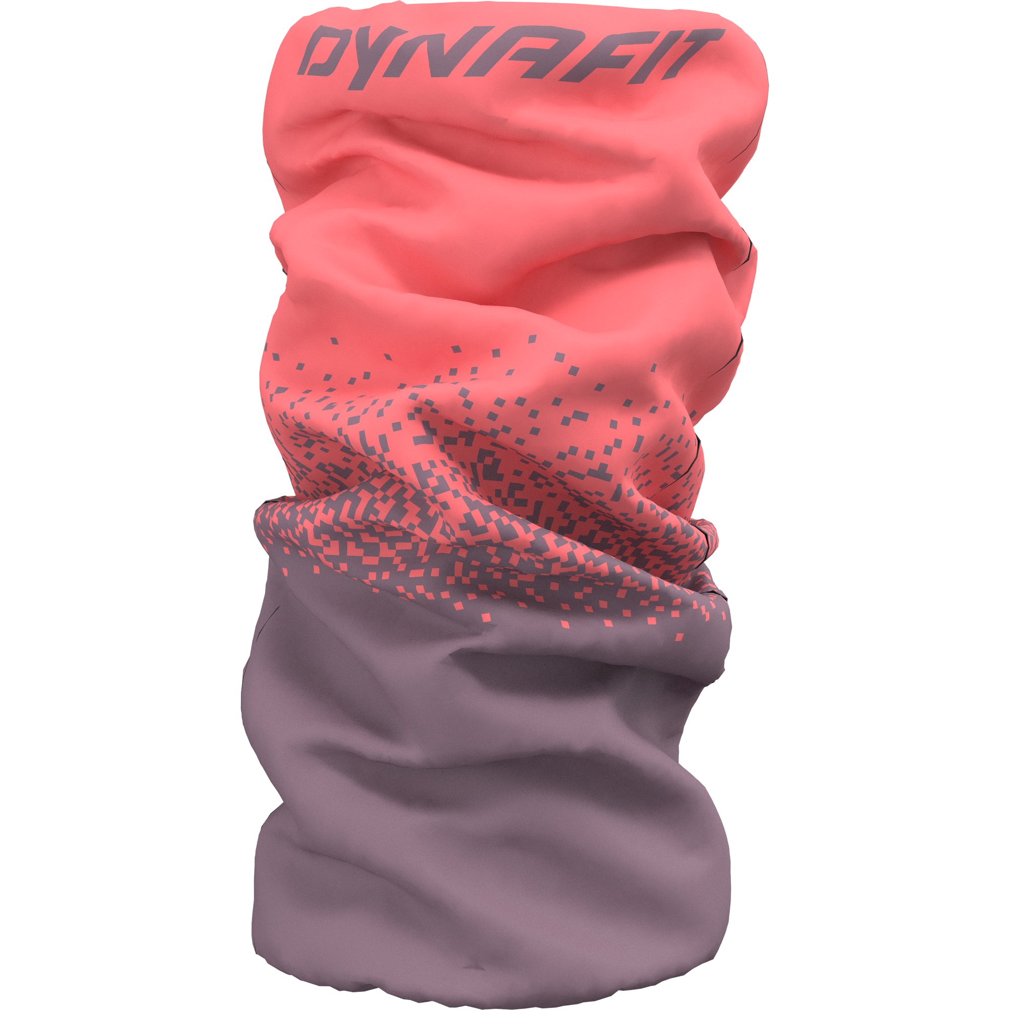 Nákrčník Dynafit Graphic Neck Gaiter cabana/ephemera gradient Barva: korálová / černá, Velikost: UNI