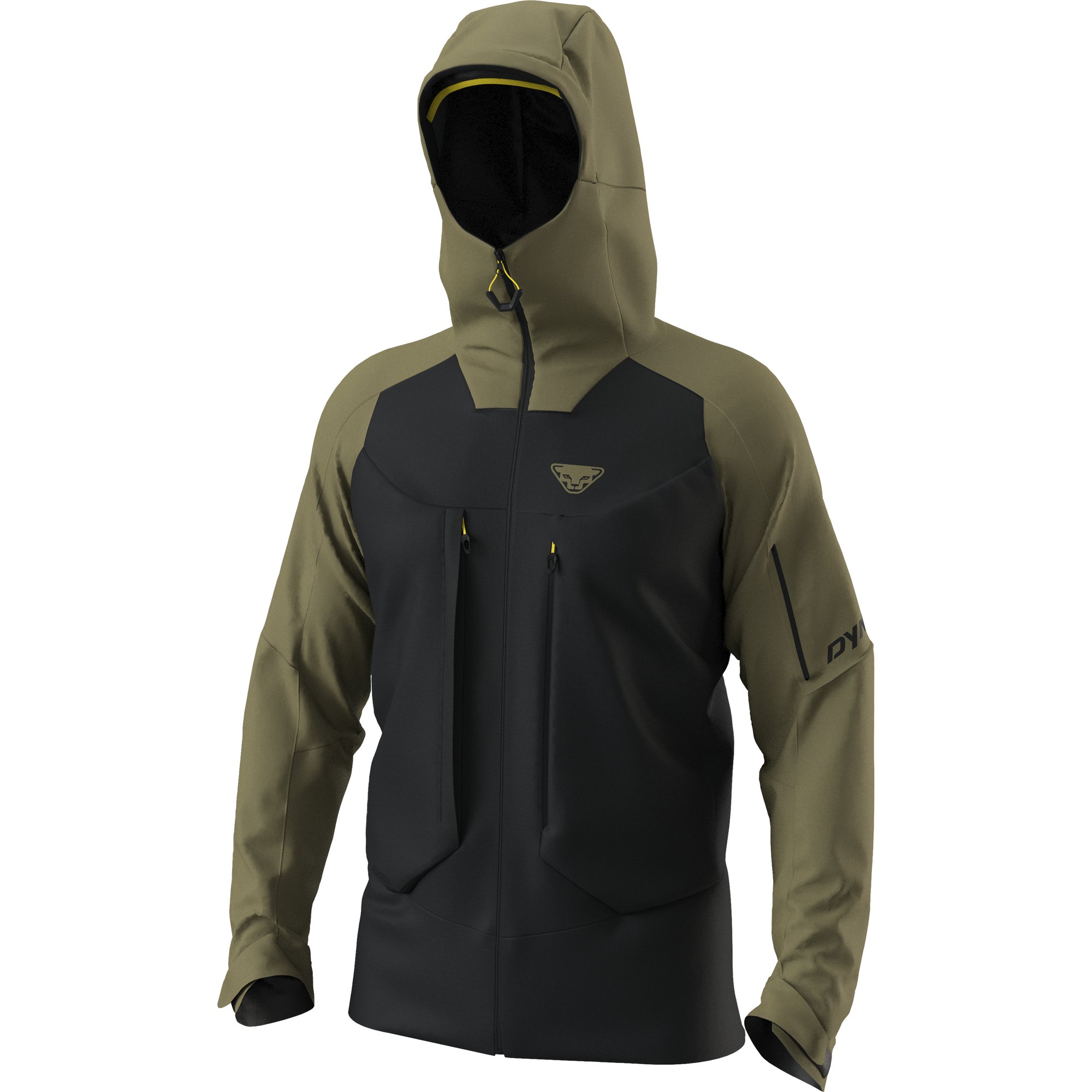 Bunda Dynafit Tigard 3L Stretch military green/black out Barva: zelená / černá, Velikost: L