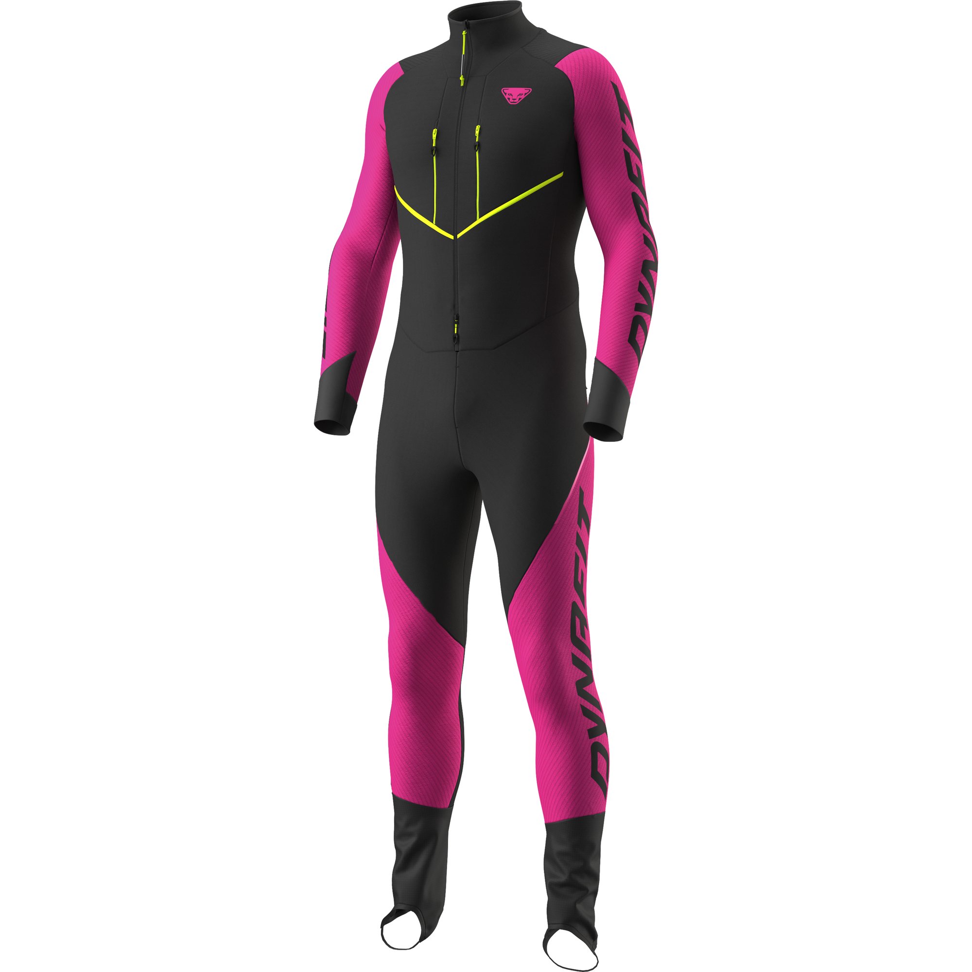 Kombinéza Dynafit DNA Race Suit pink glo/black out Barva: růžová / černá, Velikost: XXL