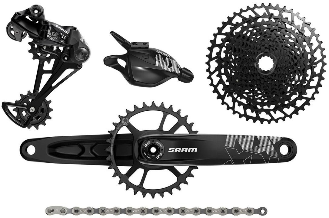 Sada Sram NX Eagle DUB BOOST 175 mm s GX převodníkem 32z Barva: černá