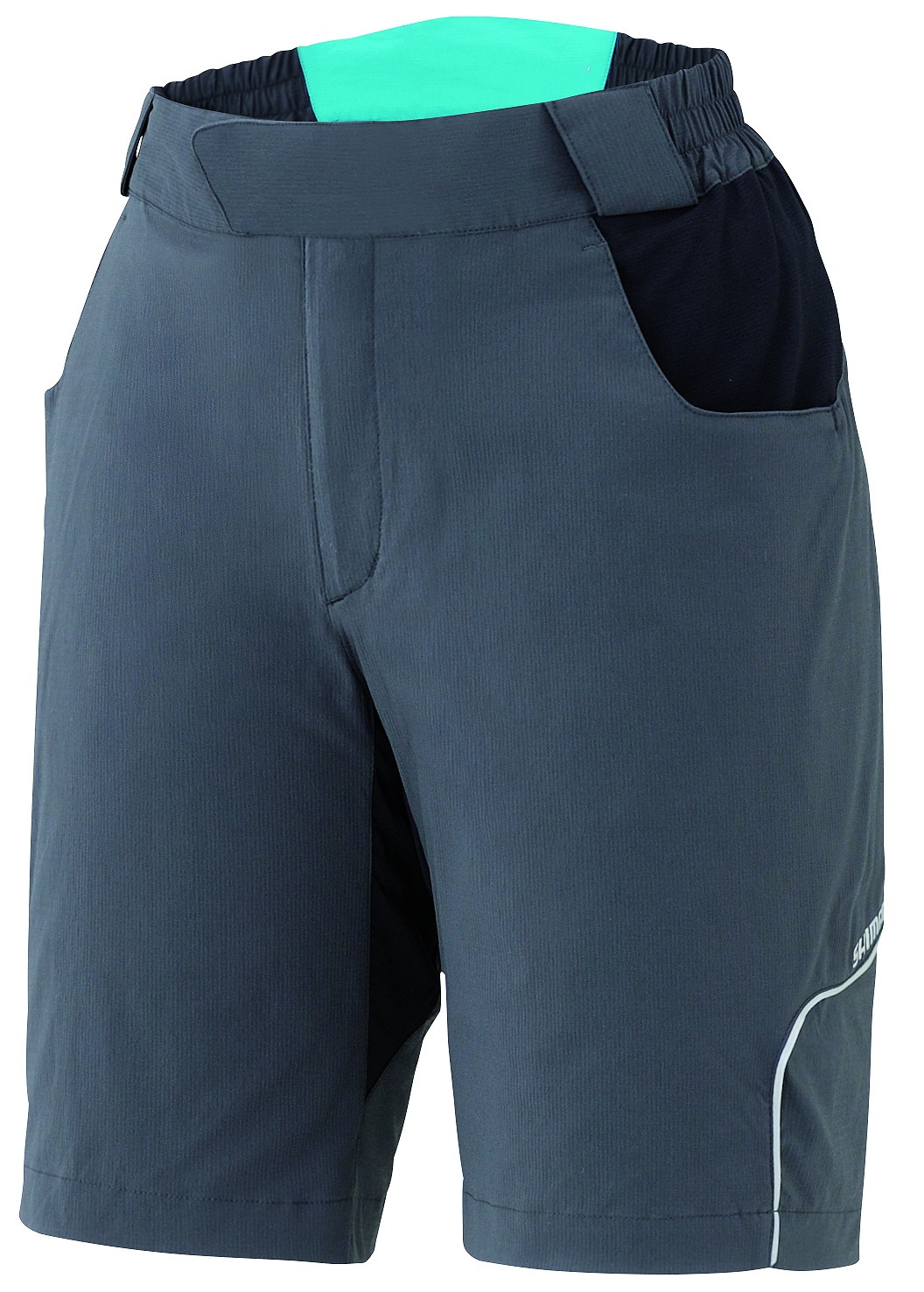 Kalhoty krátké dámské Shimano Touring charcoal Barva: šedá / černá, Velikost: M