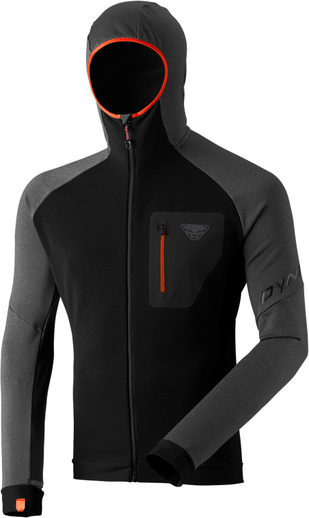 Mikina Dynafit Radical PTC Hooded magnet/0731 Barva: šedá / černá, Velikost: M