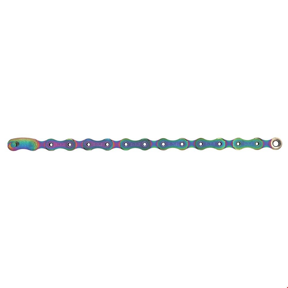 Řetěz SRAM PC XX1 Eagle HollowPin 126 článků, PowerLock spojka Flowlink, 12rychl., Rainbo