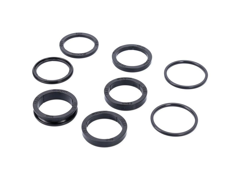 Sram BOTTOM BRACKET SPACER KIT DUB MTB/ROAD (DUB SPACERS 2.0, 3.0, 4.5, 6.0, 6.5, 9.0MM AND 2