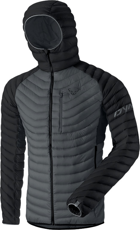 Bunda Dynafit Radical Down Hood black out Barva: černá / šedá, Velikost: S