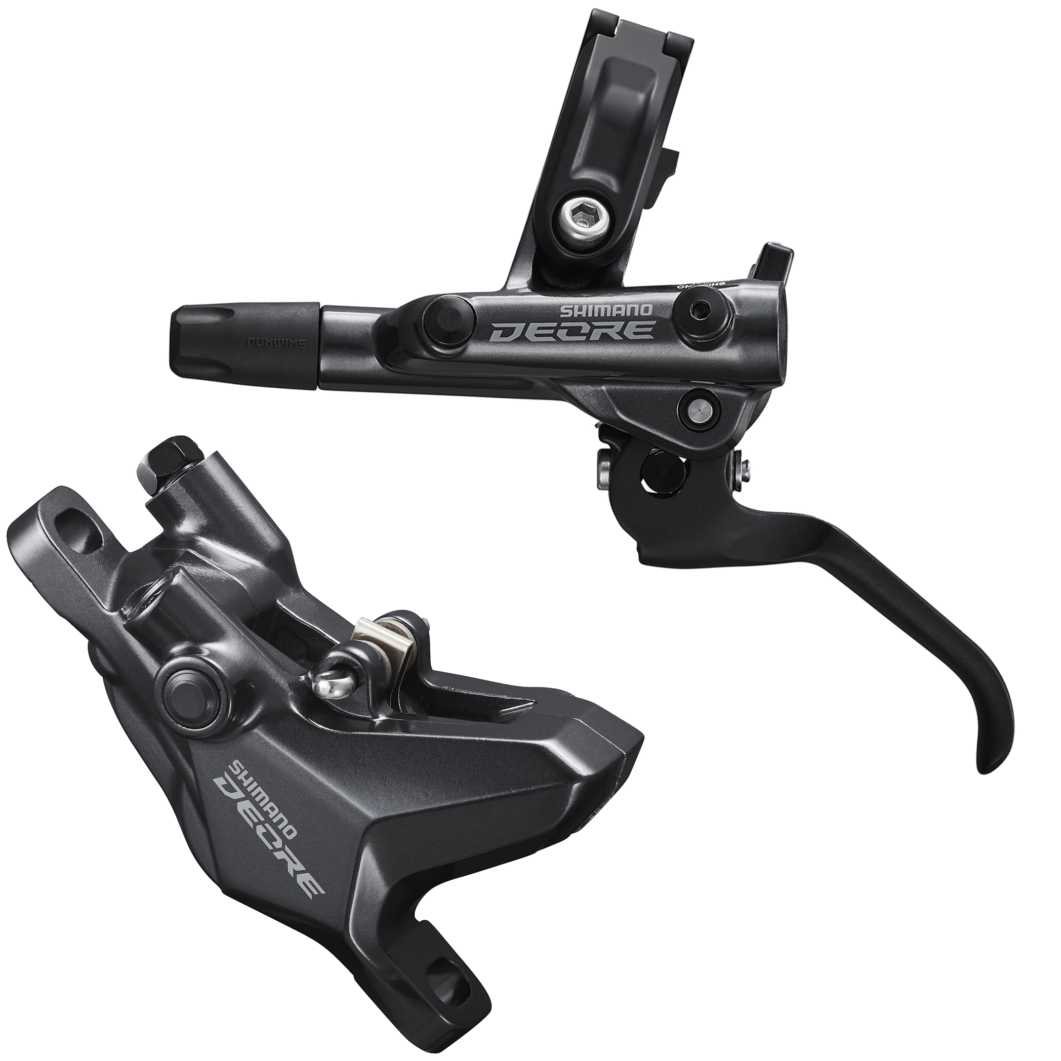 Brzdy Shimano Deore BL-M6100/BR-M6100 Délka: 1000 mm, Strana: Levá, Brzdové destičky: G03S - organické