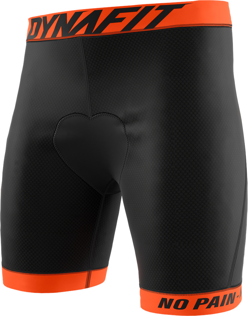 Vnitřní kalhoty Dynafit Ride Padded black out/0912 Barva: černá / oranžová, Velikost: XL