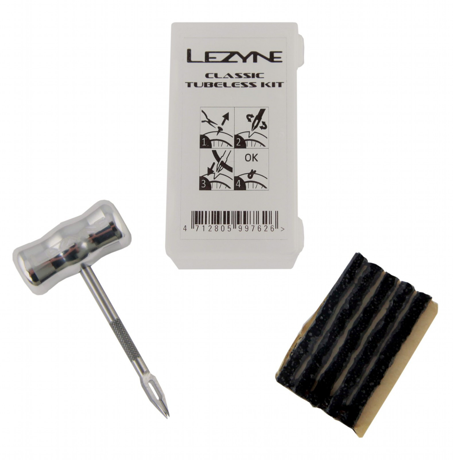 Nářadí na opravu bezduš Lezyne Classic Tubeless Kit Clean