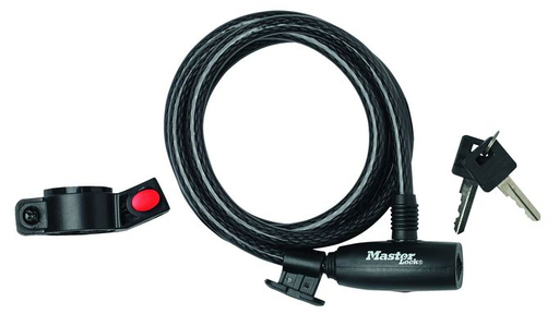 Zámek MasterLock 180cm x 8mm Barva: černá
