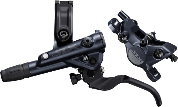 Brzdy Shimano SLX BL-M7100/BR-M7100 Délka: 1700 mm, Strana: Pravá, Brzdové destičky: G03A - organické