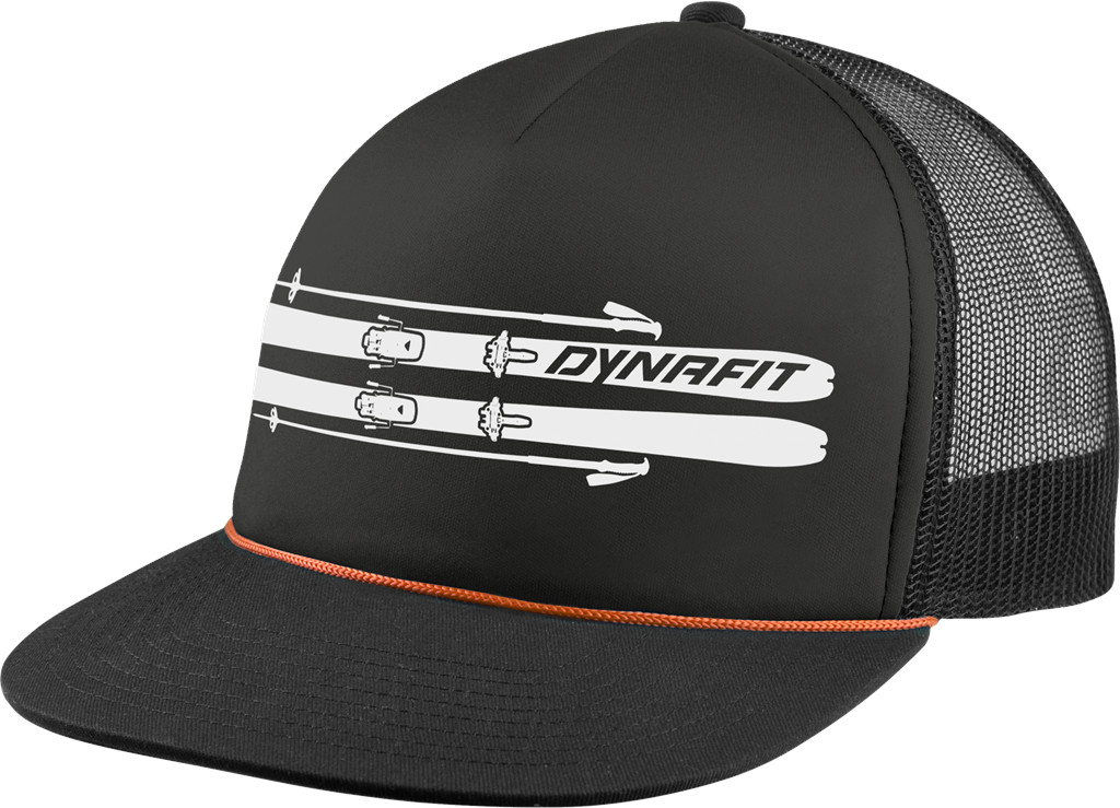 Kšiltovka Dynafit Graphic Trucker Cap black out/SKI Barva: černá / bílá, Velikost: UNI
