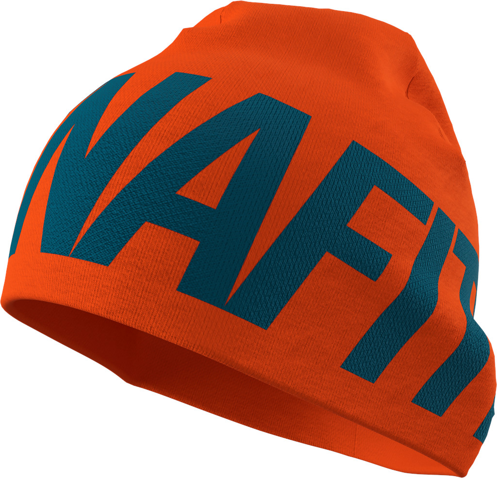 Čepice Dynafit Light Logo Beanie dawn Barva: oranžová / modrá, Velikost: UNI