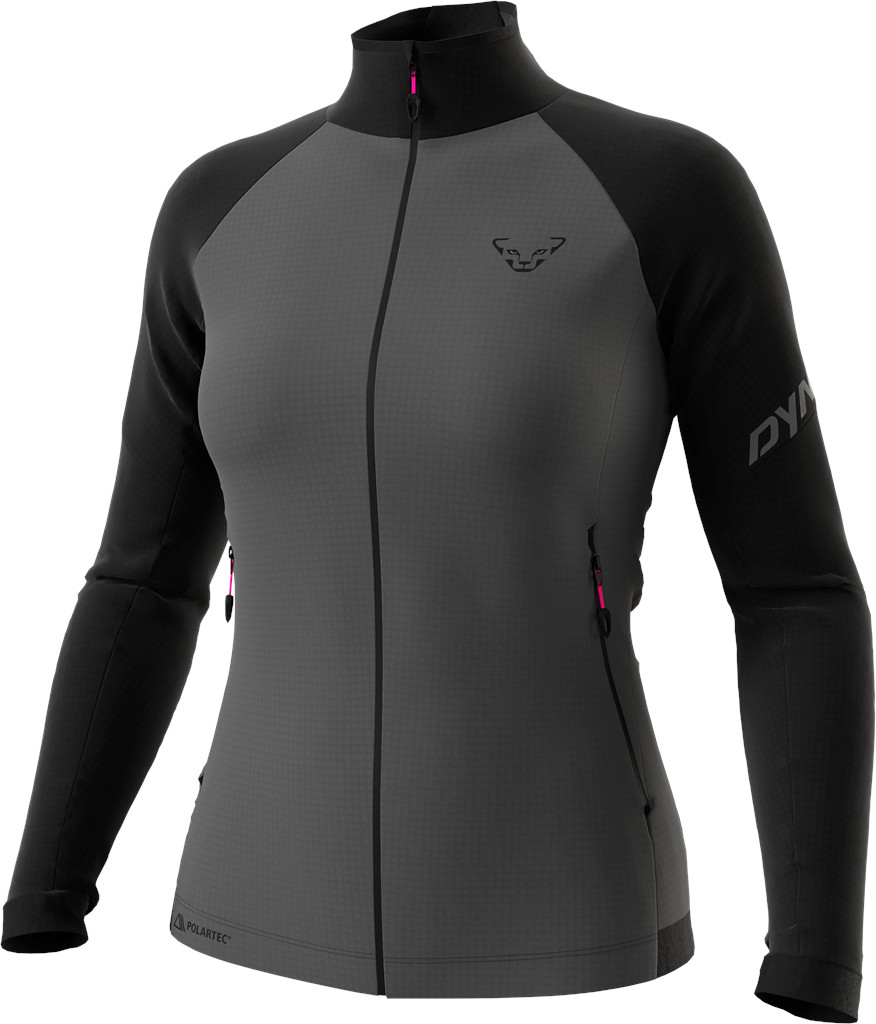 Mikina Dynafit Speed PTC ZIP W black out/quiet shade Barva: šedá / černá, Velikost: M