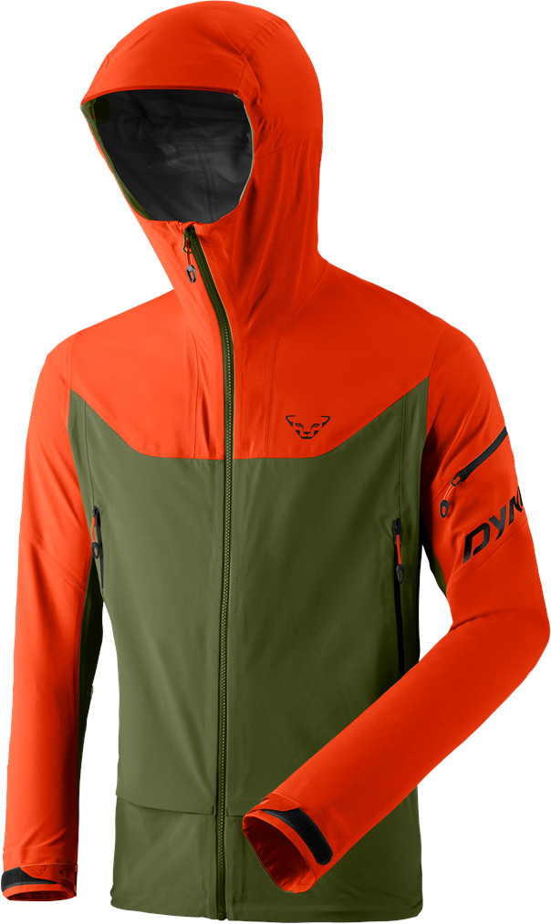 Bunda Dynafit Beast Hybrid dawn/winter moss Barva: zelená / oranžová, Velikost: L