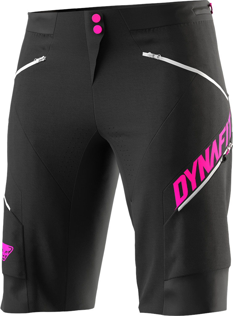 Kraťasy Dynafit Ride DST W black out Barva: černá / růžová, Velikost: S