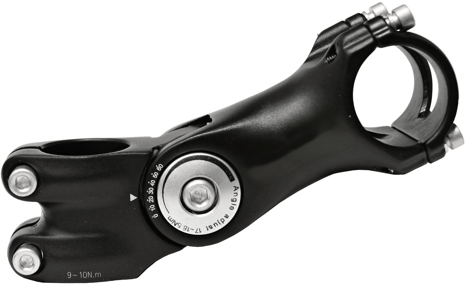 Představec stavitelný Maxbike 31,8 černý mat Délka: 105 mm