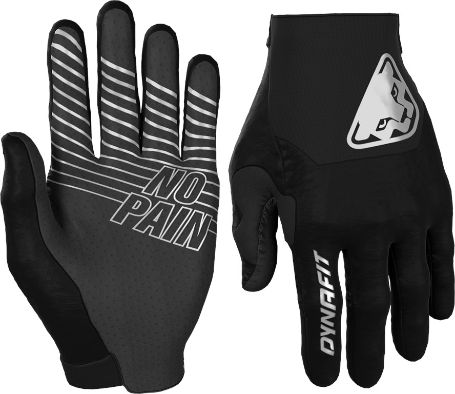 Rukavice Dynafit Ride Gloves black out Barva: černá / bílá, Velikost: M