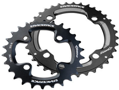Převodník Race Face 2X11SPD Set 104/64 26/36 černá Počet zubů: 26 / 36 zubů