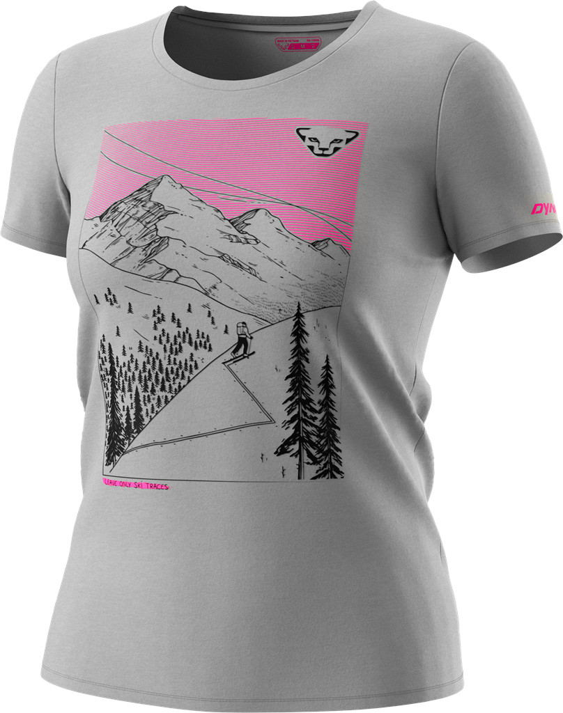 Triko Dynafit 24/7 Artist Series Dri T-Shirt W alloy/ski traces uphill Barva: šedá, Velikost: XS