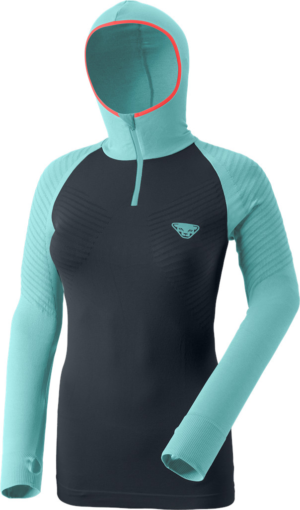 Triko Dynafit FT Dryarn Warm Hoody W marine blue Barva: modrá, Velikost: S / M