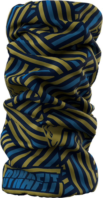 Nákrčník Dynafit Logo Neck Gaiter army Razzle Dazzle Barva: modrá / zelená, Velikost: UNI