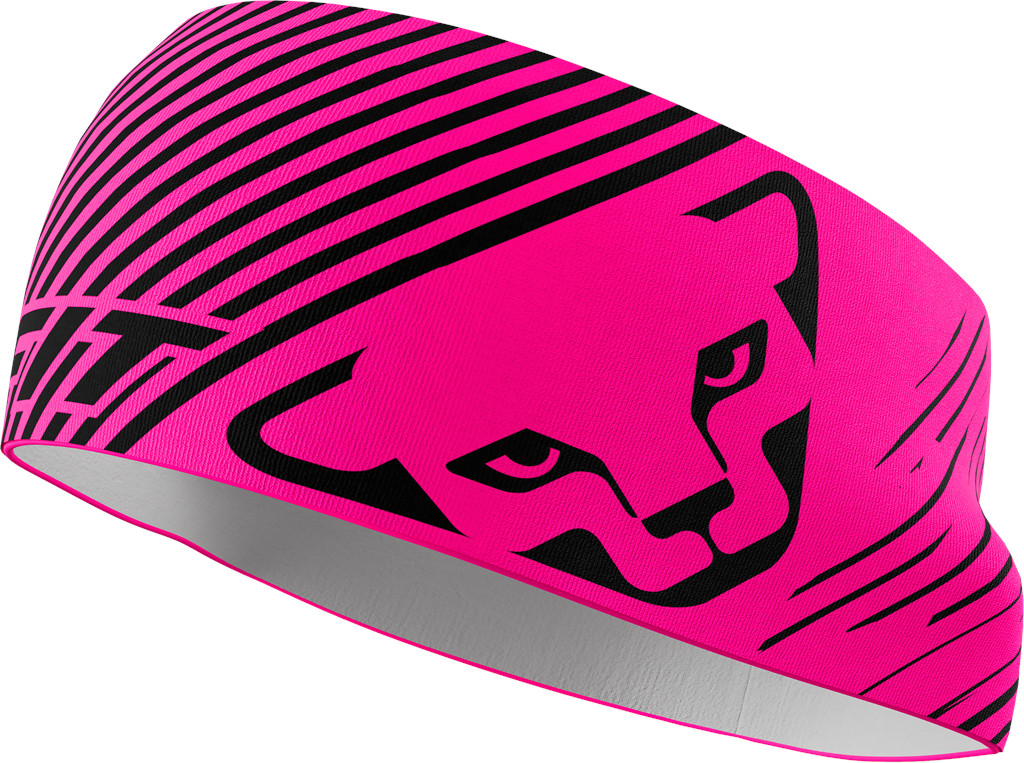Čelenka Dynafit Graphic Performance Headband pink glo Barva: růžová / černá, Velikost: UNI