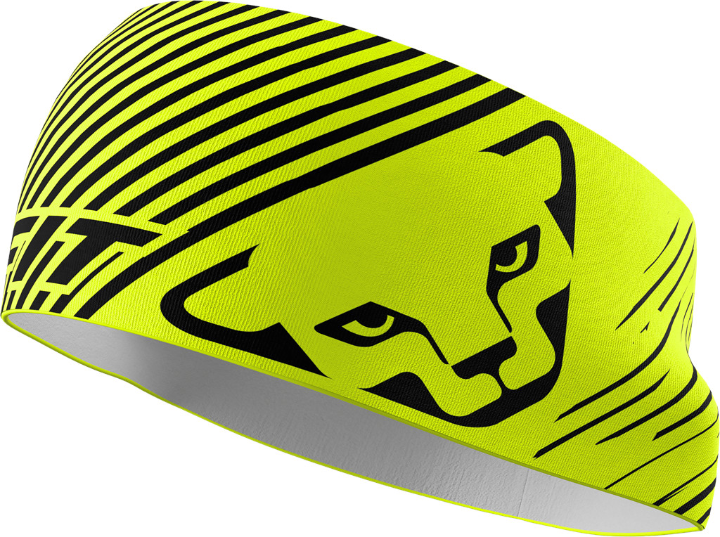 Čelenka Dynafit Graphic Performance Headband neon yellow Barva: žlutá / černá, Velikost: UNI