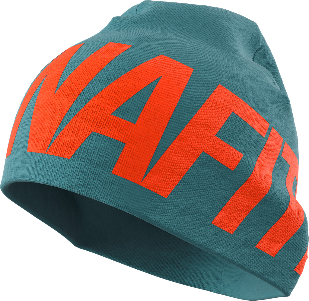 Čepice Dynafit Light Logo Beanie mallard blue Barva: modrá / oranžová, Velikost: UNI