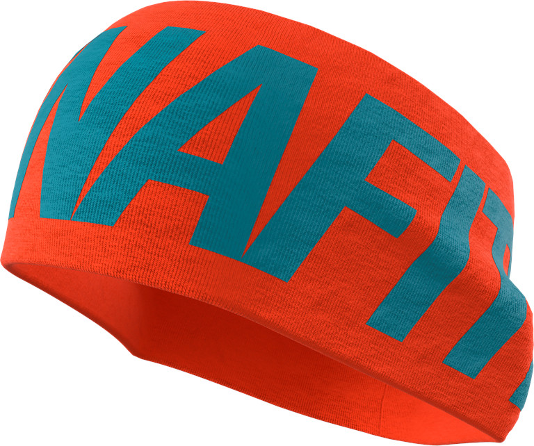Čelenka Dynafit Light Logo Headband dawn Barva: oranžová / modrá, Velikost: UNI
