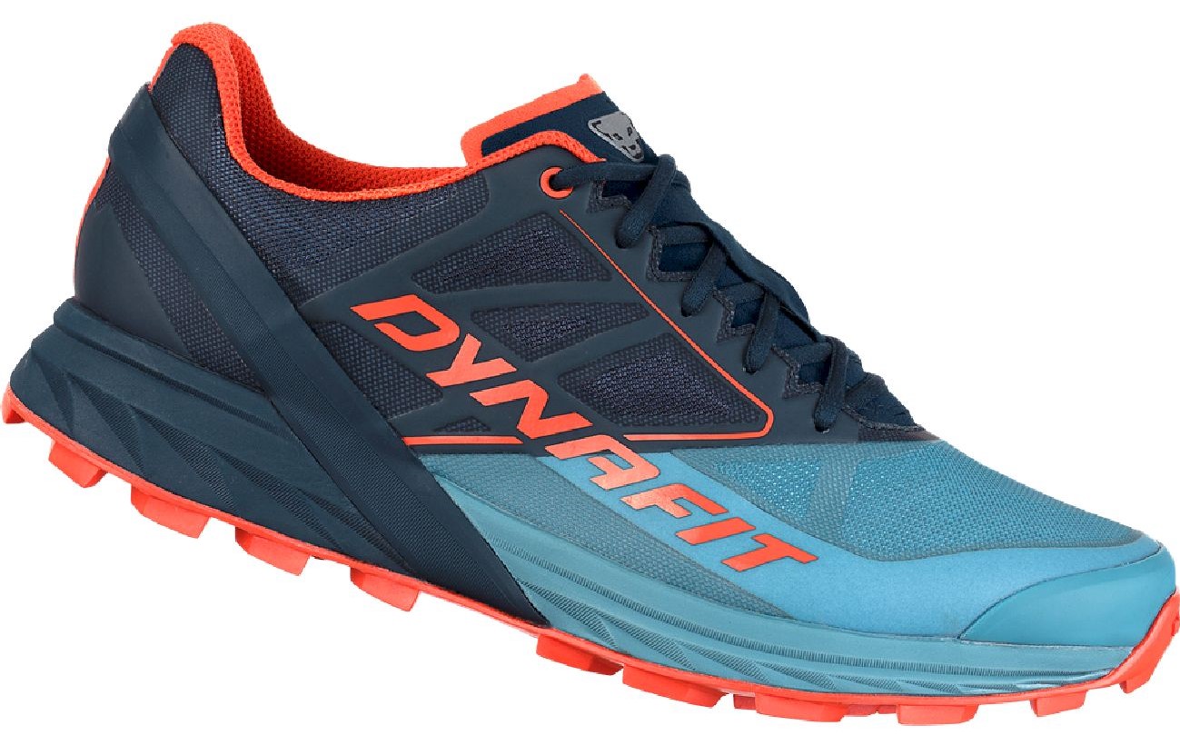 Běžecké boty Dynafit Alpine storm blue blueberry Barva: modrá / oranžová, Velikost EU: 45