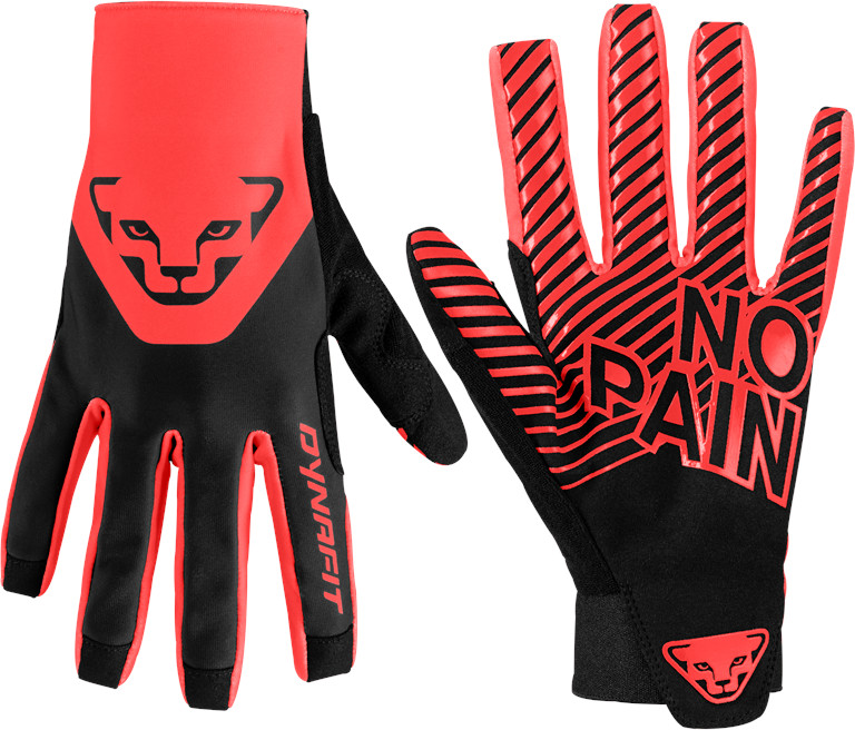 Rukavice Dynafit DNA 2 fluo coral Barva: korálová / černá, Velikost: M