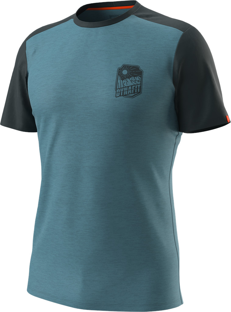 Triko Dynafit Transalper Light SS TEE storm blue Barva: modrá, Velikost: S