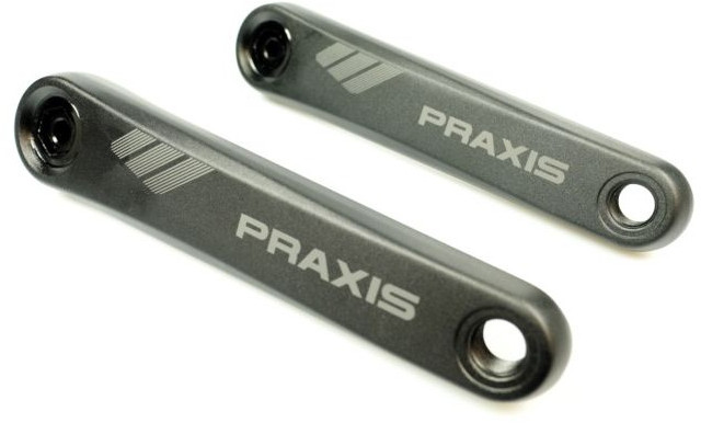 Kliky Praxis E-Crank Isis Barva: černá, Délka: 165 mm