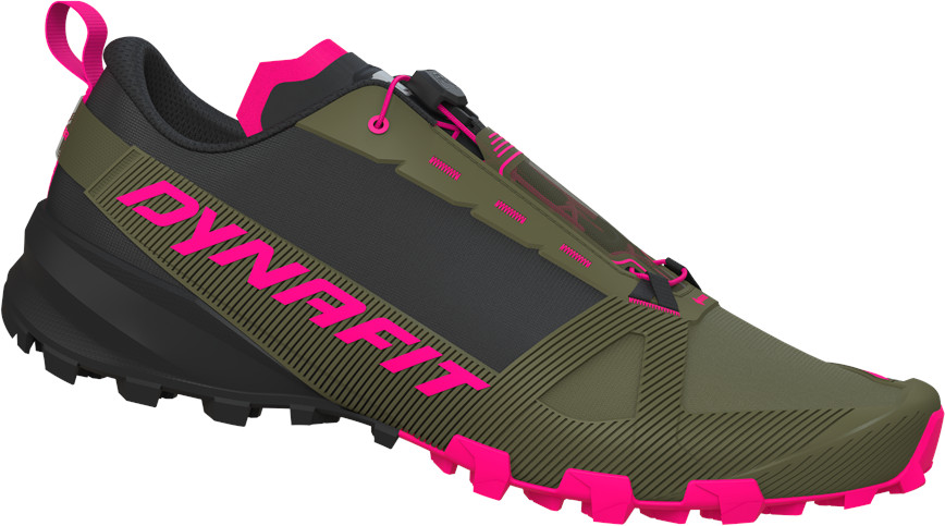 Běžecké boty Dynafit Traverse GTX W winter moss/black out Barva: zelená / černá / růžová, Velikost EU: 39