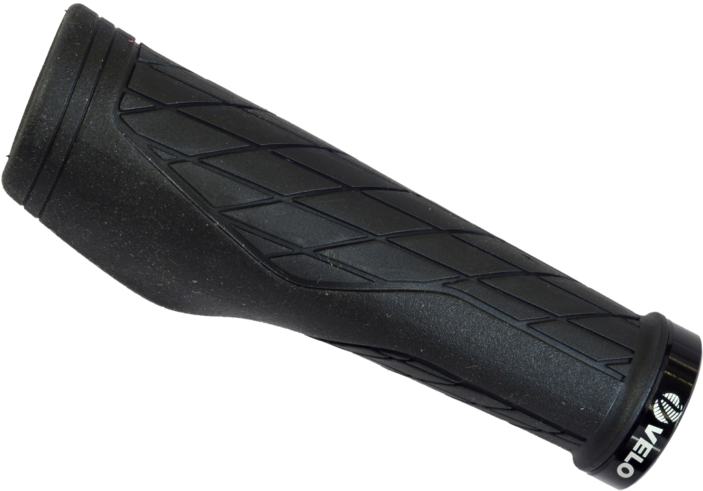 Gripy Velo - 1679AD3 s objímkami 130 mm gumové Barva: černá