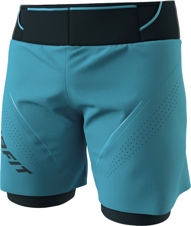 Kraťasy Dynafit Ultra 2/1 storm blue Barva: modrá, Velikost: XXL