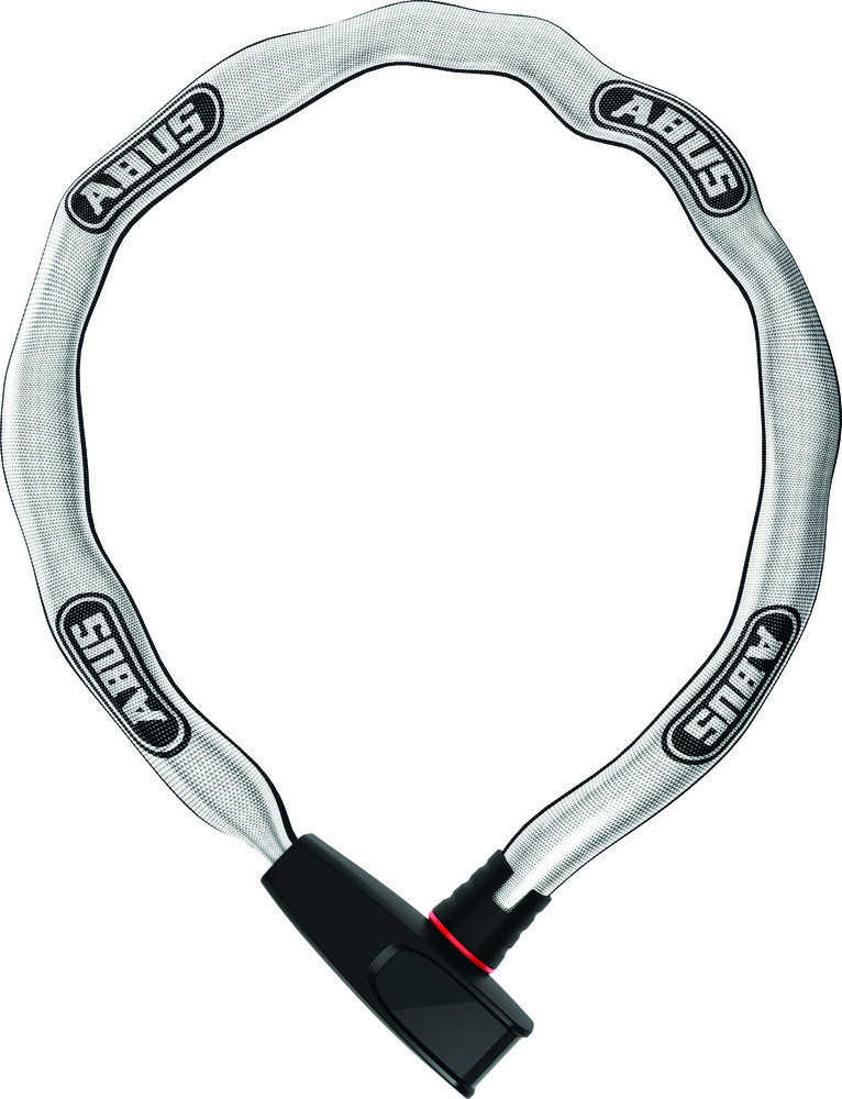 Zámek Abus 6806K reflective (square chain) Délka: 85 cm