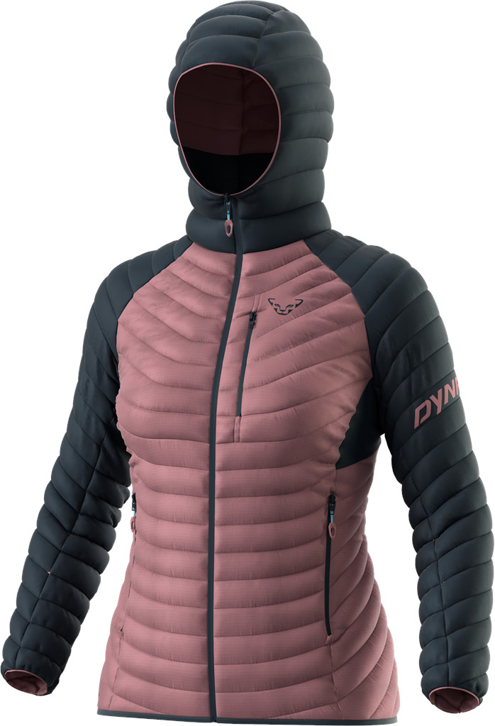 Bunda Dynafit Radical Down Hood W blueberry/mokarosa Barva: starorůžová / modrá, Velikost: L