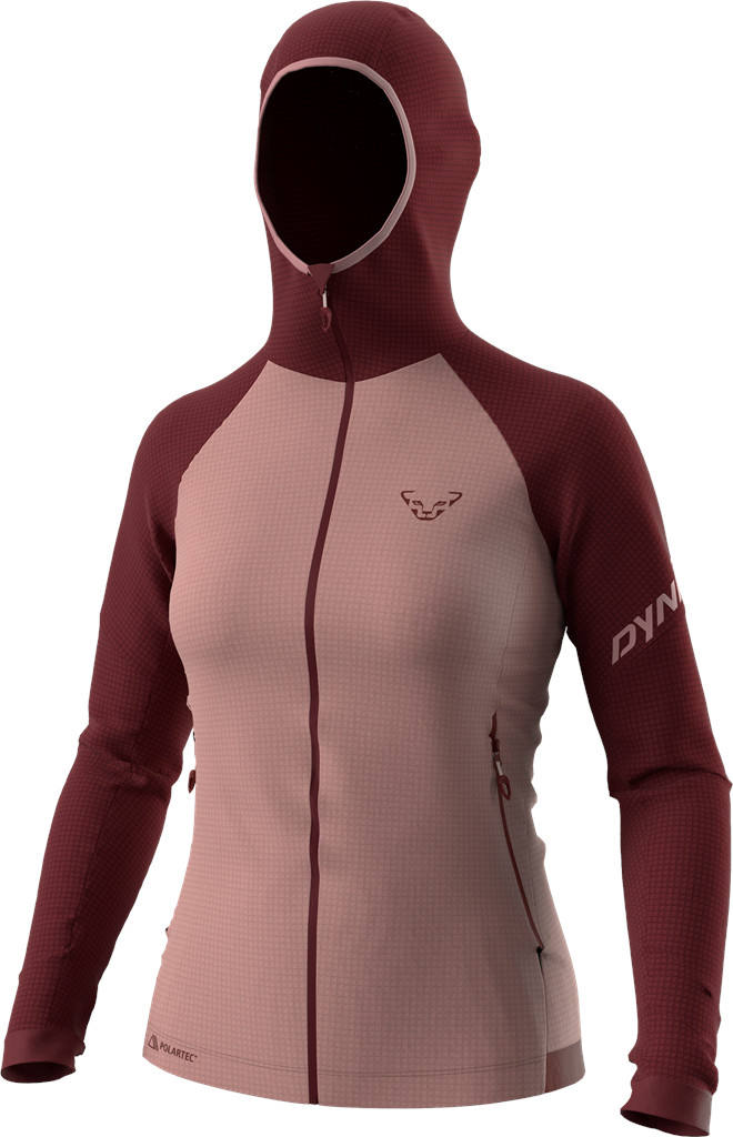 Mikina Dynafit Speed PTC Hooded W burgundy Barva: starorůžová / vínová, Velikost: S