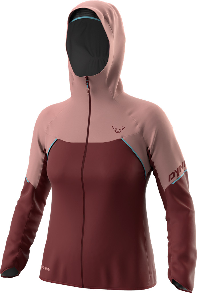 Bunda Dynafit Alpine GTX JKT W mokarosa Barva: vínová / starorůžová, Velikost: XS