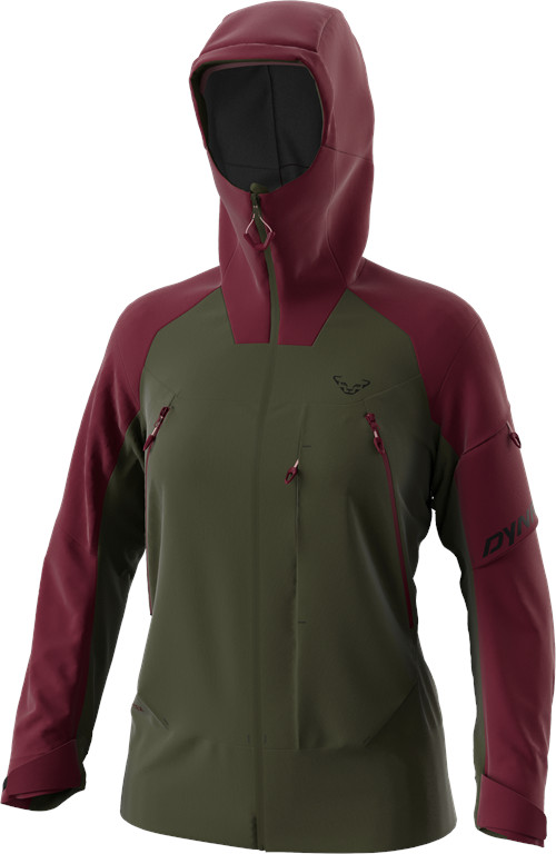 Bunda Dynafit Tigard GTX Pro W burgundy Barva: zelená / vínová, Velikost: M