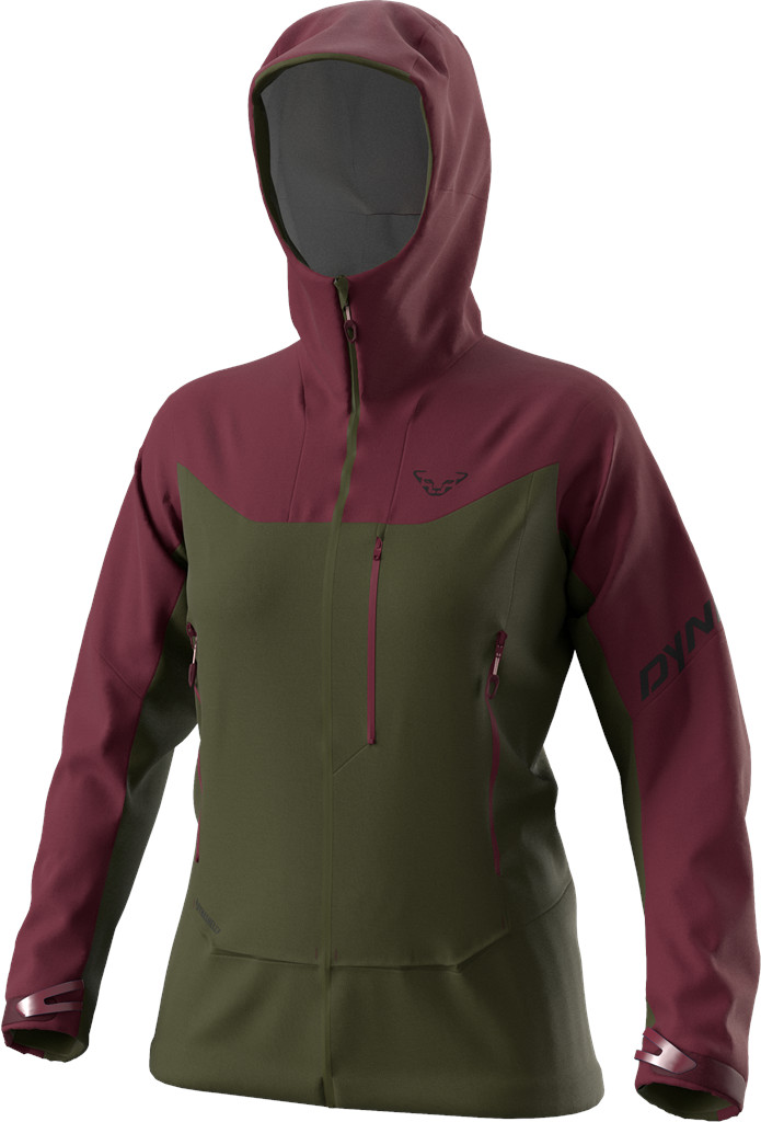 Bunda Dynafit Radical Softshell W burgundy Barva: zelená / vínová, Velikost: M