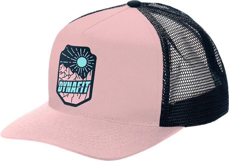 Kšiltovka Dynafit Patch Trucker Cap pale rose Barva: růžová / modrá, Velikost: UNI