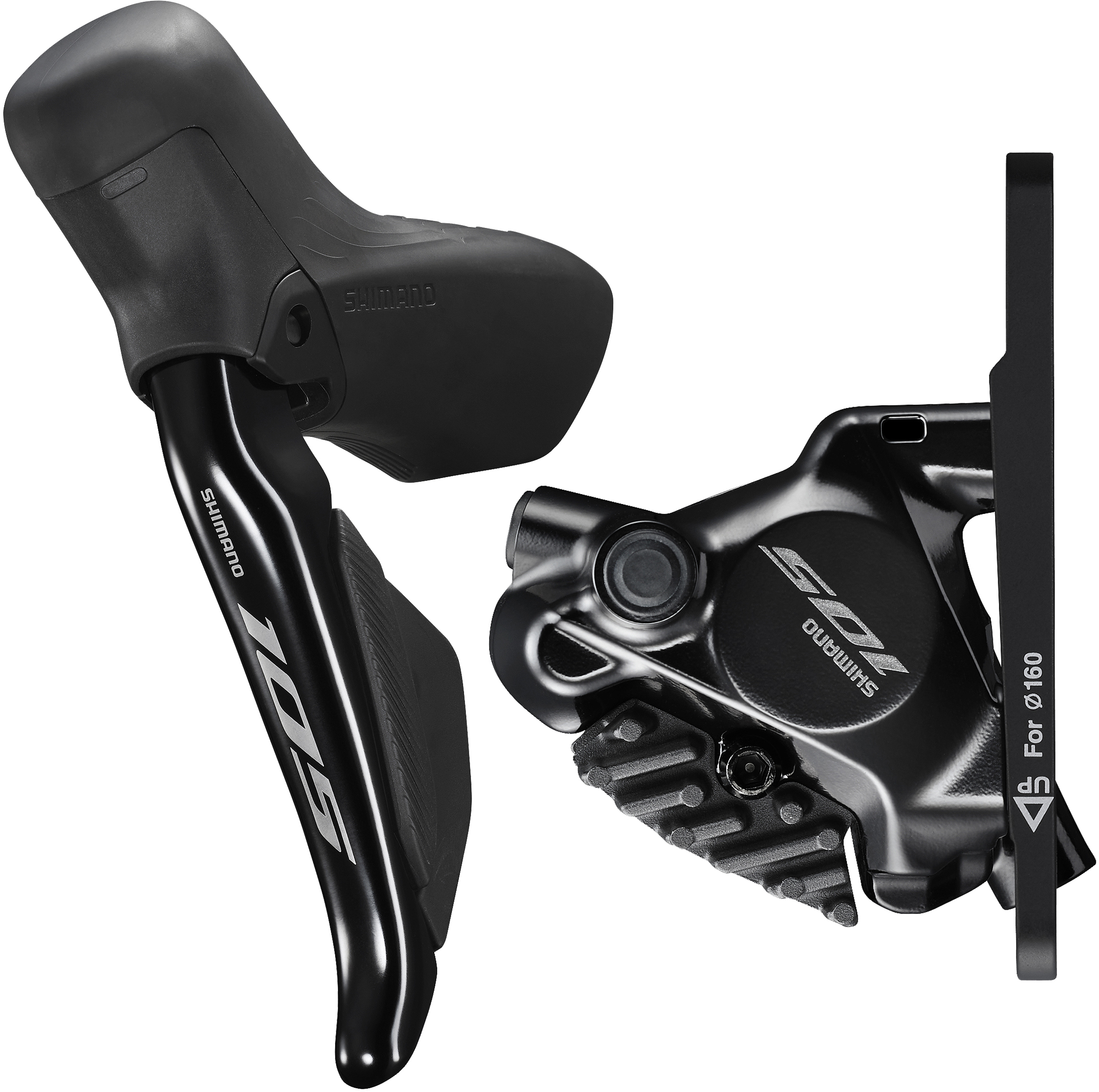 Brzdy Shimano 105 Di2 ST-R7170/BR-R7170 Délka: 1000 mm, Strana: Levá, Brzdové destičky: L05-RF - polymerové+chladič