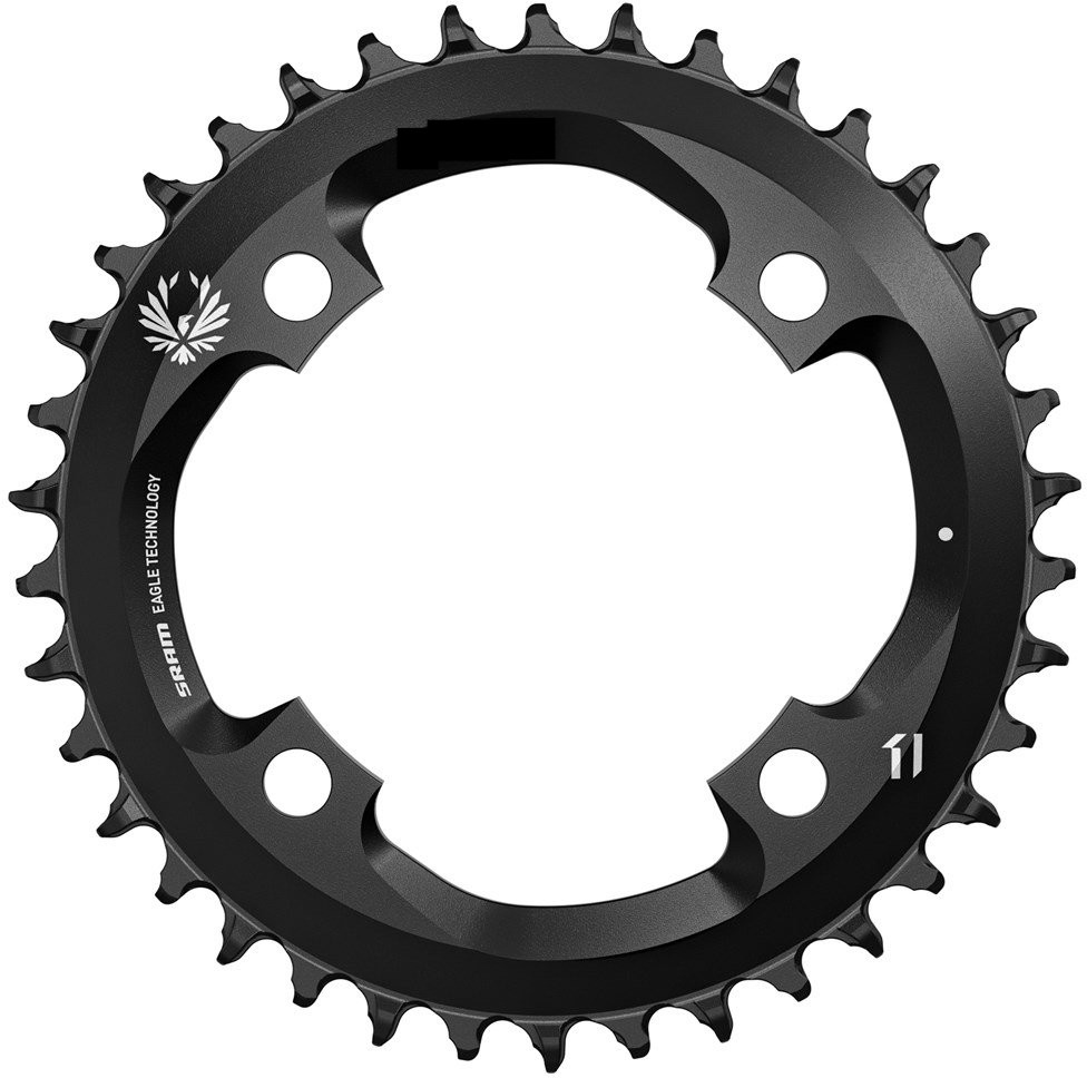 Převodník SRAM X-SYNC 2 104 BCD Alum Eagle black Barva: černá, Počet zubů: 36 zubů